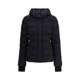 Moose Knuckles Black Nylon Coat