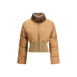Fendi Brown Polyester Full-Length Jacket