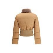 Fendi Brown Polyester Full-Length Jacket