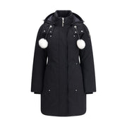 Moose Knuckles Black Cotton Parka