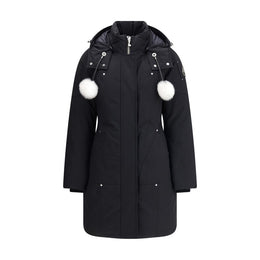 Moose Knuckles Black Cotton Parka