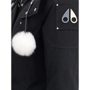 Moose Knuckles Black Cotton Parka