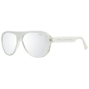 Lozza Silver Acetate & Plastic Sunglasses