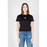 Calvin Klein Jeans Black Cotton T-Shirt