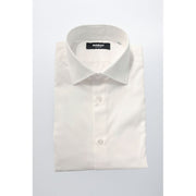 Baldinini Trend White Cotton Shirt