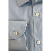 Baldinini Trend Light Blue Cotton Shirt