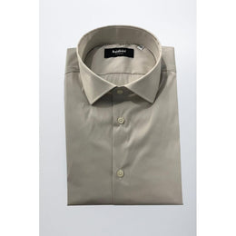 Baldinini Trend Beige Cotton Shirt