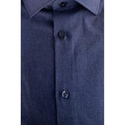 Baldinini Trend Blue Cotton Shirt