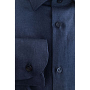 Baldinini Trend Blue Cotton Shirt