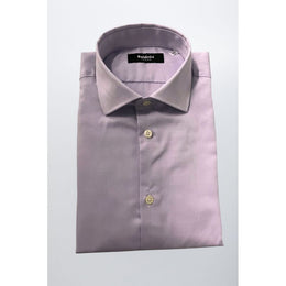 Baldinini Trend Purple Cotton Shirt