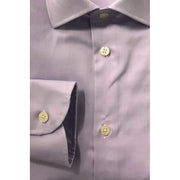 Baldinini Trend Purple Cotton Shirt