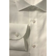 Baldinini Trend White Cotton Men Shirt
