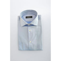Baldinini Trend Light Blue Cotton Shirt