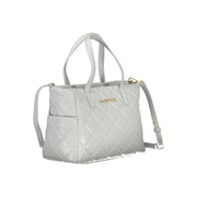Mario Valentino Gray Polyethylene Handbag