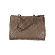Mario Valentino Brown Polyethylene Handbag