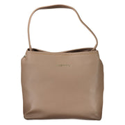 Mario Valentino Brown Polyethylene Women Handbag