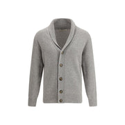 Brooksfield Gray Fleece Wool Cardigan
