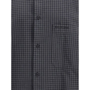 Balenciaga Black Wool Pattern Shirt
