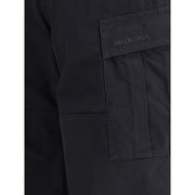 Balenciaga Black Cotton Cargo Pants