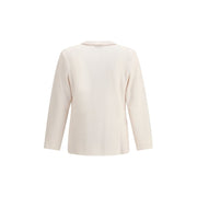 Lardini Cream Wool Coat