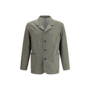 Finamore Green Fleece Wool Coat