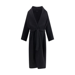 Tom Ford Black Fleece Wool Coat