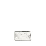 Margiela Silver Calf Leather Bos Taurus Wallet