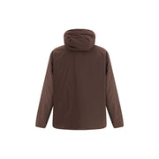 LAMINAR Brown Nylon Full-Length Jacket