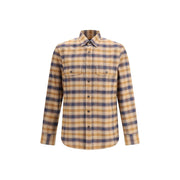 Brioni Multicolor Cotton Pattern Shirt