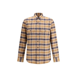 Brioni Multicolor Cotton Pattern Shirt