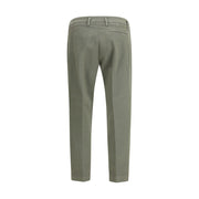 Cruna Green Cotton Casual Pants