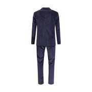 Gi Capri Blue Cotton Two-Piece Suit