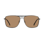 Polaroid Gray Stainless Steel Sunglasses