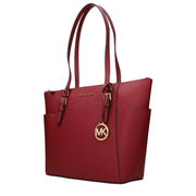 Michael Kors Red Leather Shoulder Bag