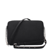 Michael Kors Black Leather Crossbody Bag