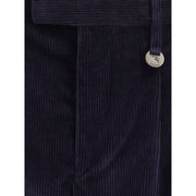 Burberry Blue Cotton Pants