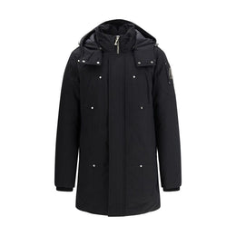 Moose Knuckles Black Cotton Parka