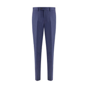 Brunello Cucinelli Blue Fleece Wool Pants