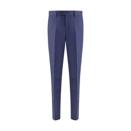Brunello Cucinelli Blue Fleece Wool Pants
