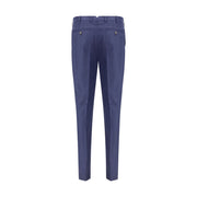 Brunello Cucinelli Blue Fleece Wool Pants