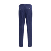 Brunello Cucinelli Blue Wool Casual Pants