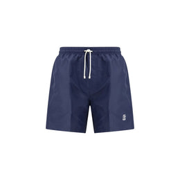 Brunello Cucinelli Blue Polyester Swim Shorts