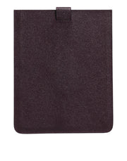 Dolce & Gabbana Dark Brown Leather Logo Plaque Cover Sleeve Tablet Case