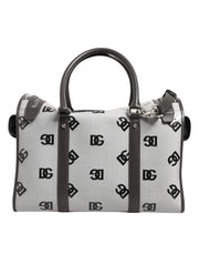 Dolce & Gabbana White DG Logo Pet Carrier Logo Plaque Top Handle Bag