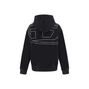 Diesel Black Elastane Sweatshirt