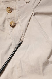 Daniele Alessandrini Beige Cotton Stretch Slim Fit Denim Jeans