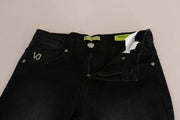Versace Jeans Couture Dark Black Dora Slim Fit Denim Pants
