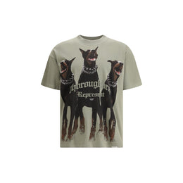 Represent Green Cotton T-Shirt