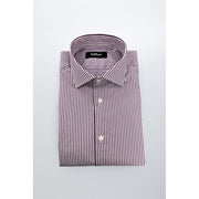 Baldinini Trend Purple Cotton Shirt