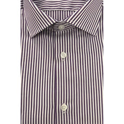 Baldinini Trend Purple Cotton Shirt